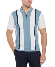 Rib Collar Stripe Polo Shirt (Citadel) 