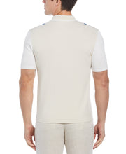 Rib Collar Stripe Polo Shirt (White Pepper) 