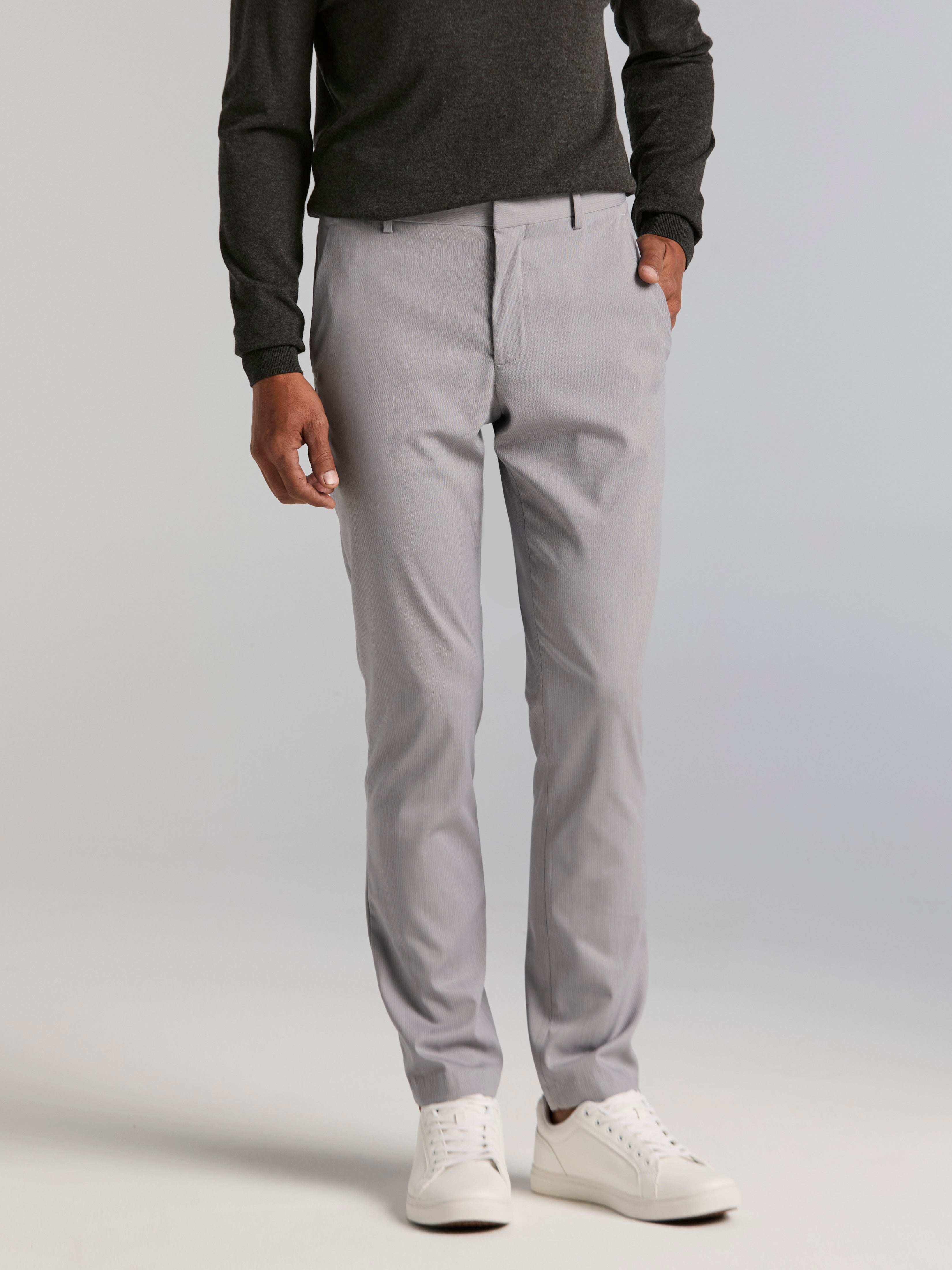 perry ellis dress pants Very Slim Fit Performance Suit Pant machine washable Fabric Full Length Portrait of INFL Dai Time Material:VISCOSE