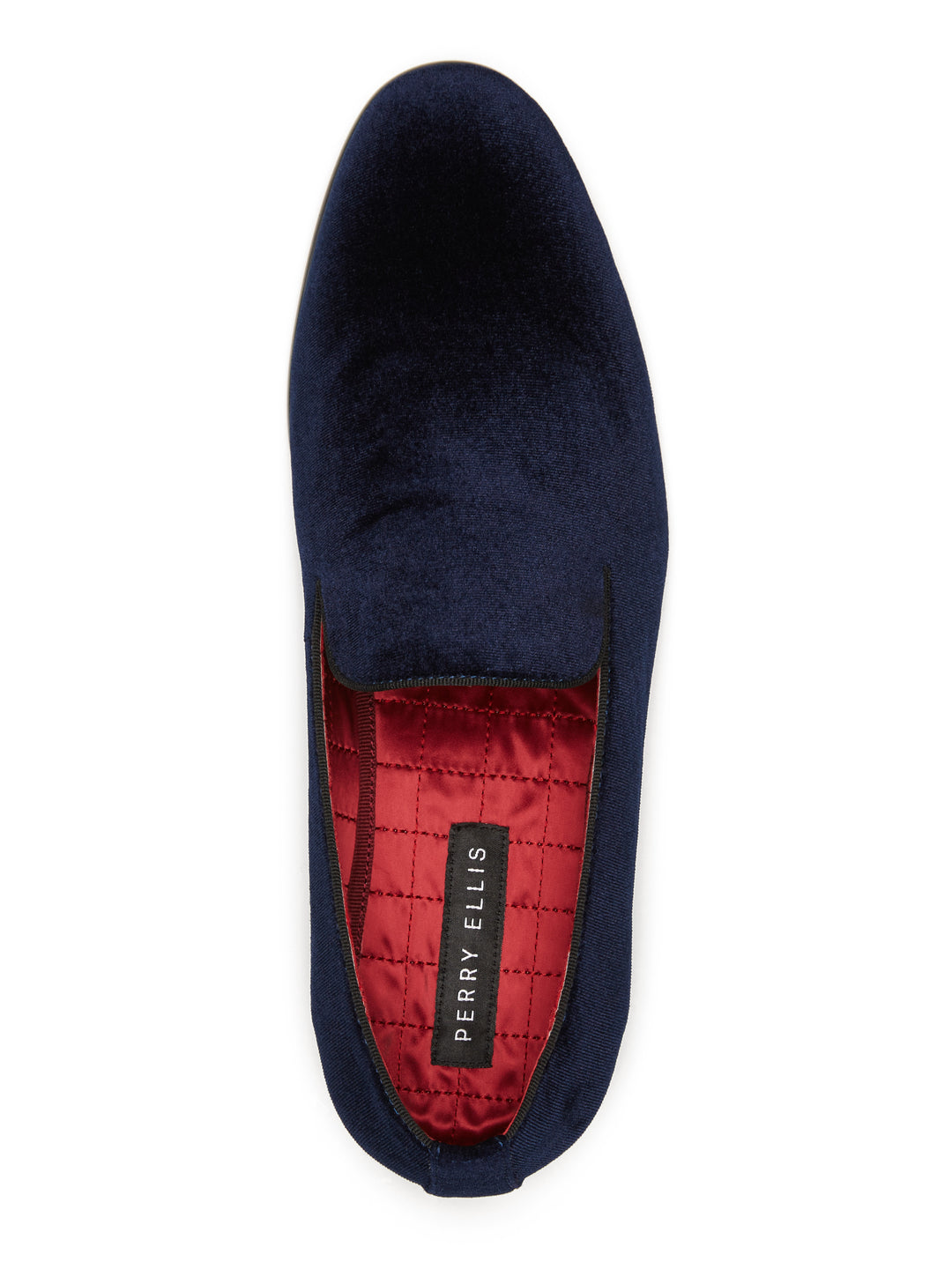 Dark Blue Velvet Loafers (Navy)