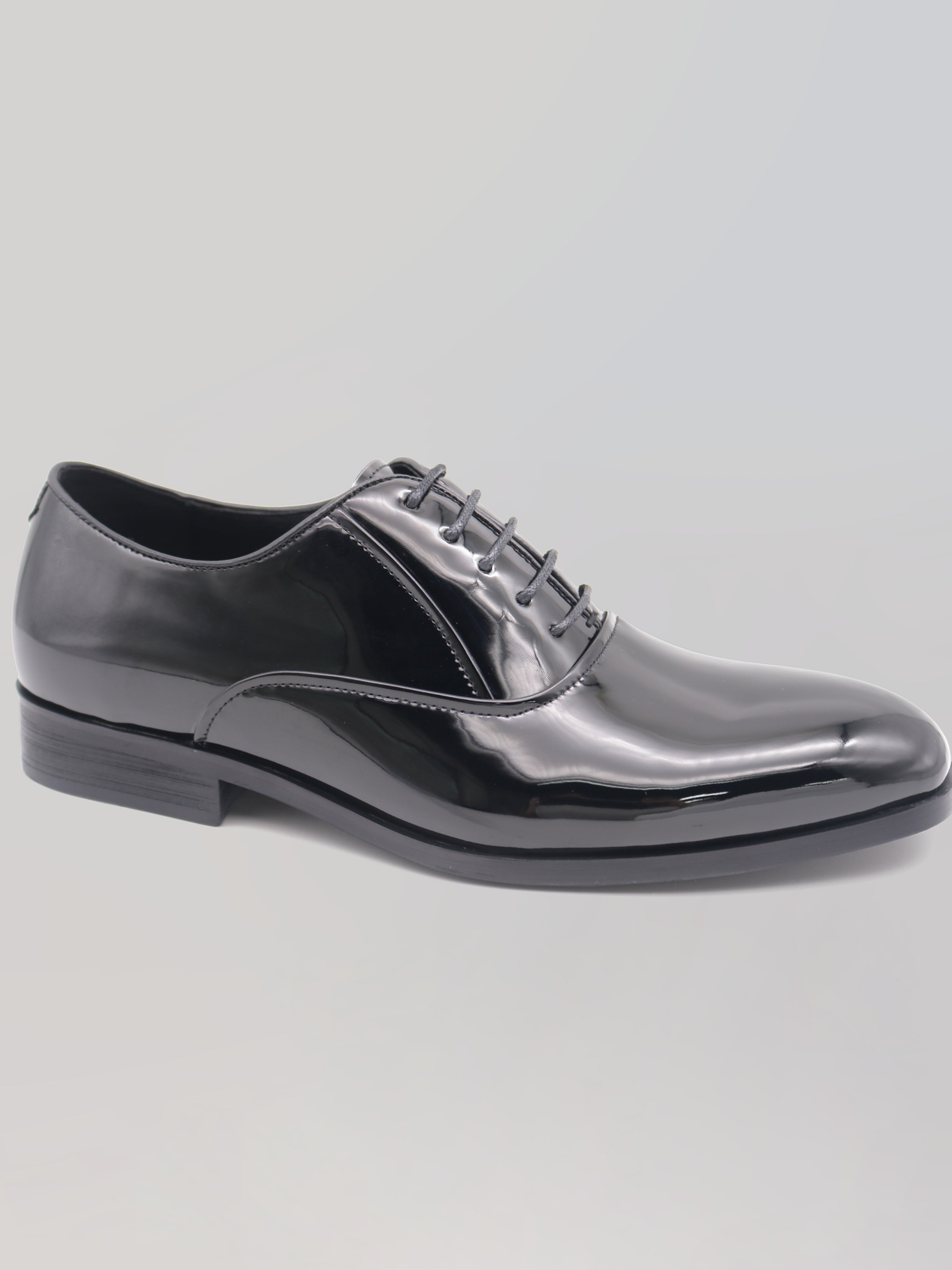 Patent Leather Oxford Shoes - Men's Dress Shoes