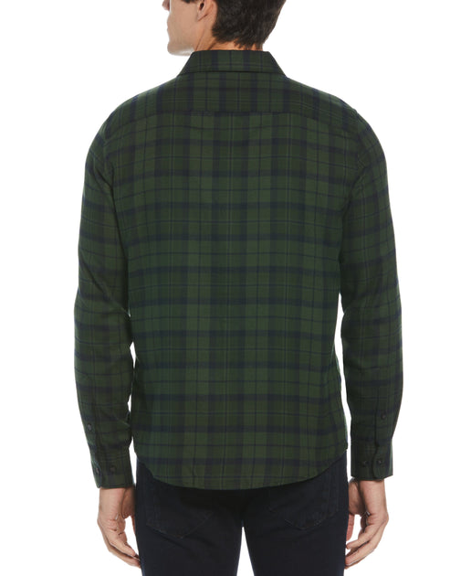 dark green flannel mens