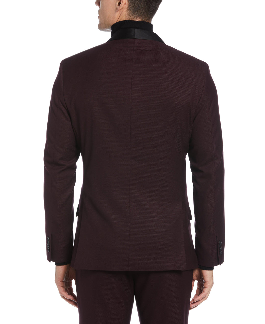 Slim Fit Tuxedo Jacket (Port)