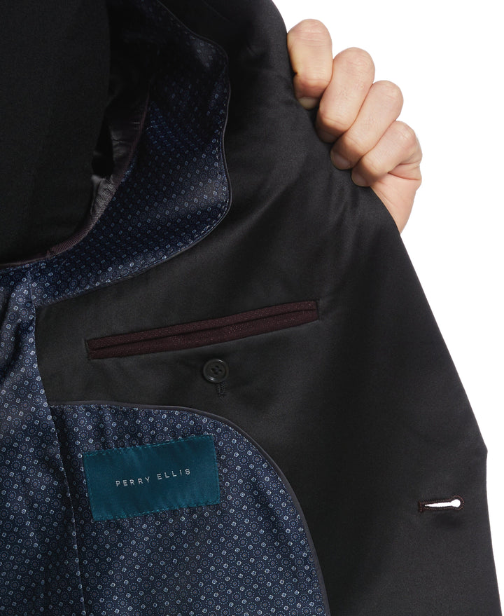 Slim Fit Tuxedo Jacket (Port)