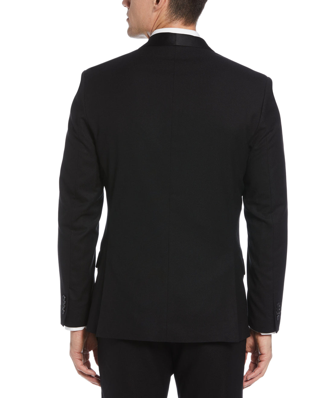 Slim Fit Tuxedo Jacket (Black)