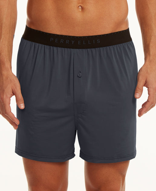 Jersey Boxers Shorts Underwear, BIG & TALL Signature Waistband