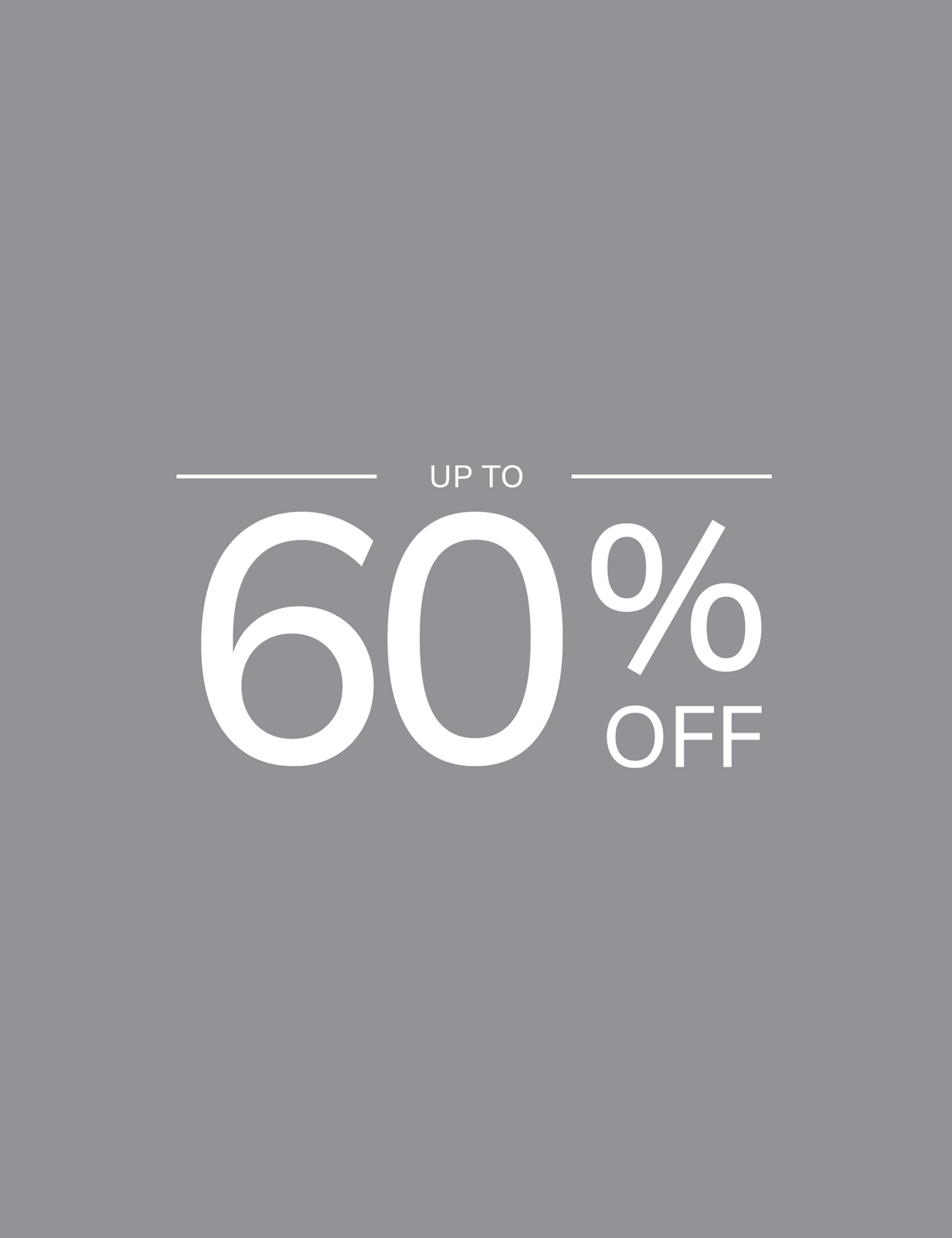 Friends and Family Sale: Up to 60% Off