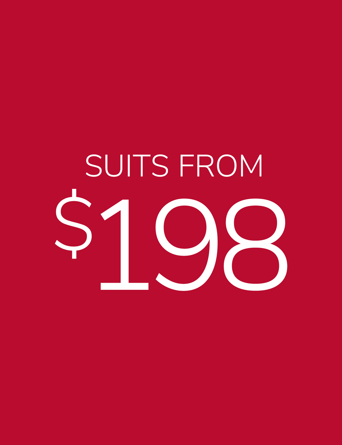The Semi-Annual Suit Sale