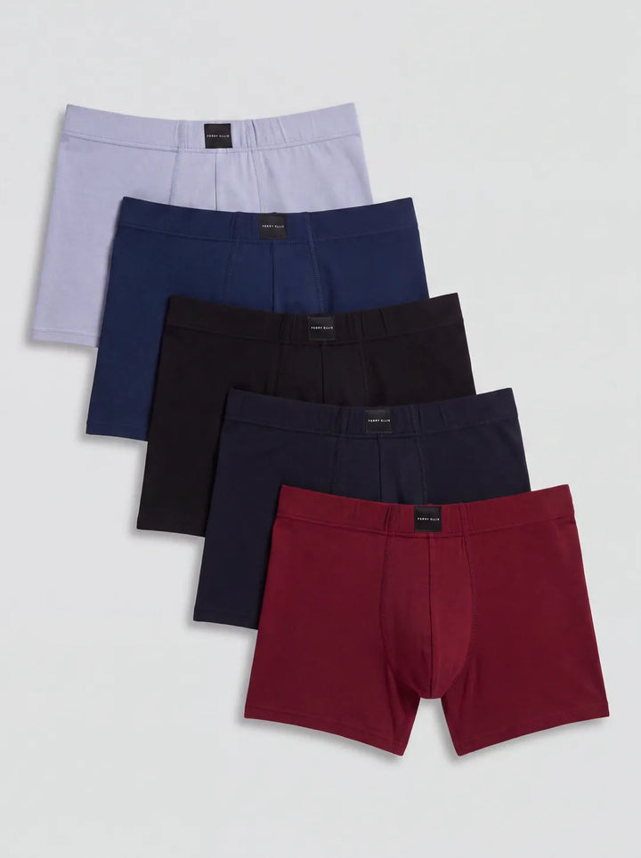 Boxer Brief 5-Pack Pageant Blue Flat Lay Stack v2