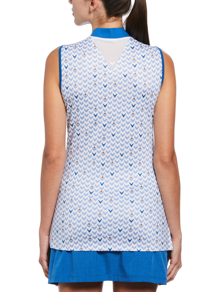 SL GEO PRINT POLO (Brilliant White) 