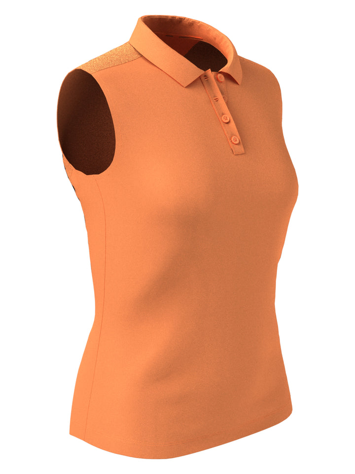 Sleeveless Women's Polo (Nectarine) 