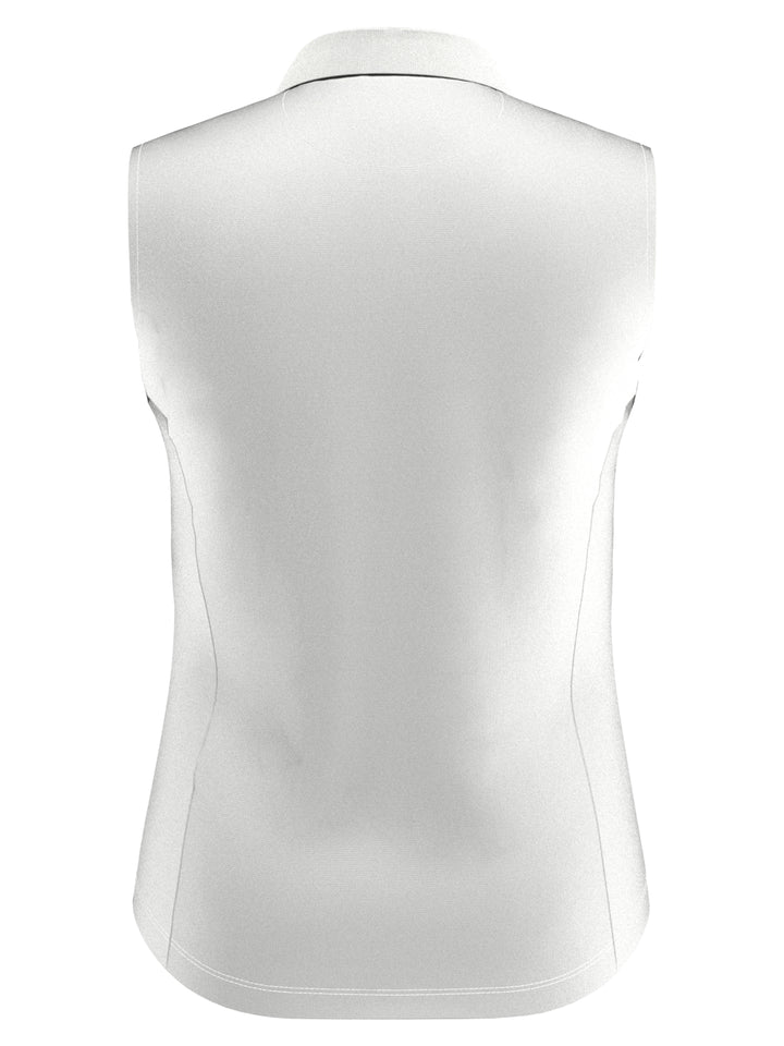 Sleeveless Women's Polo (Brilliant White) 
