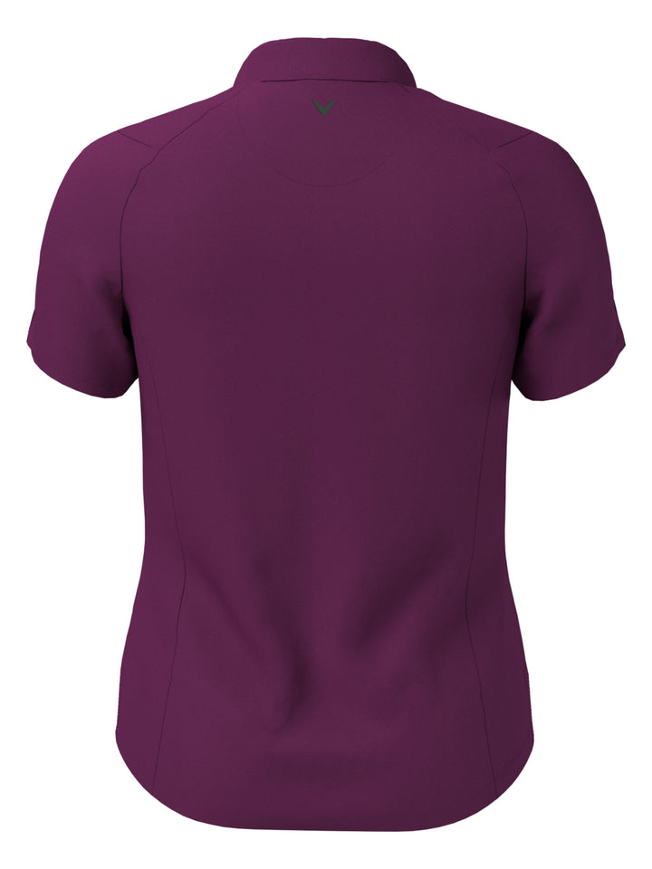 Swing Tech Solid Polo Top (Dark Purple) 