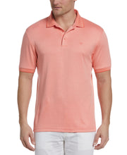 Diamond Jacquard Polo (Peach Pearl) 