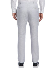Flat Front Delave Linen Pant (Sleet) 