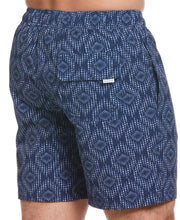Geo Print 7" Swim Short (Dress Blues) 