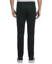 Linen-Blend 5-Pocket Pants (Jet Black) 