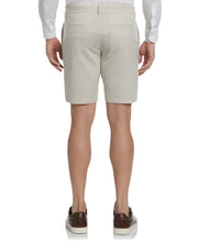 Linen-Blend Flat Front Short (Natural Linen) 