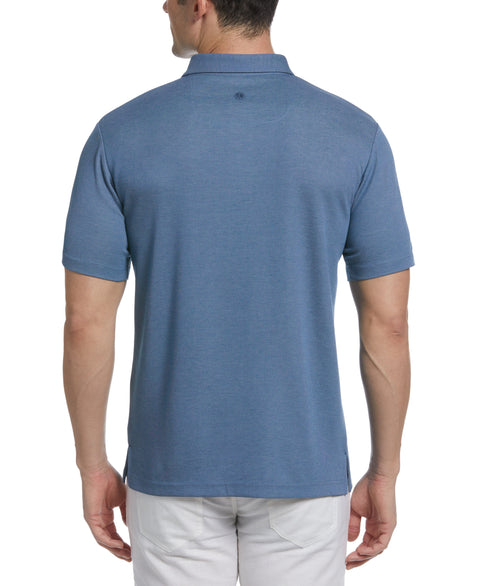 Jacquard Polo (Dark Blue) 