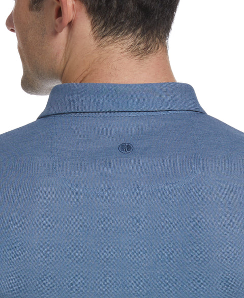 Jacquard Polo (Dark Blue) 