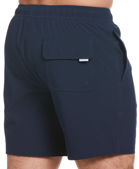 Solid 7" Swim Short (Dress Blues) 