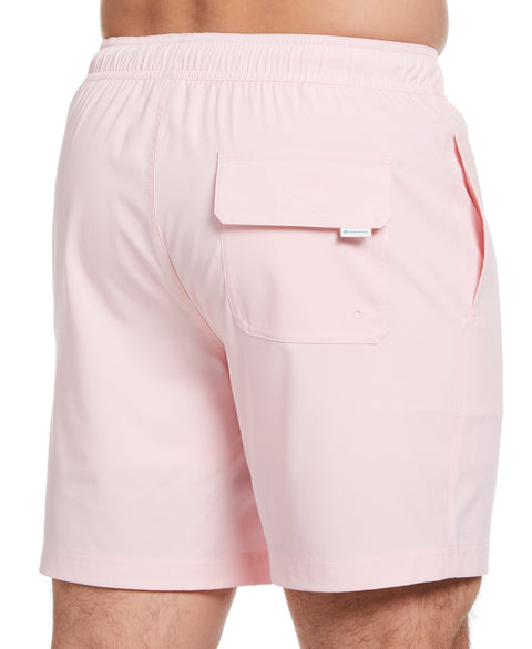 Solid 7" Swim Short (Rose Shadow) 
