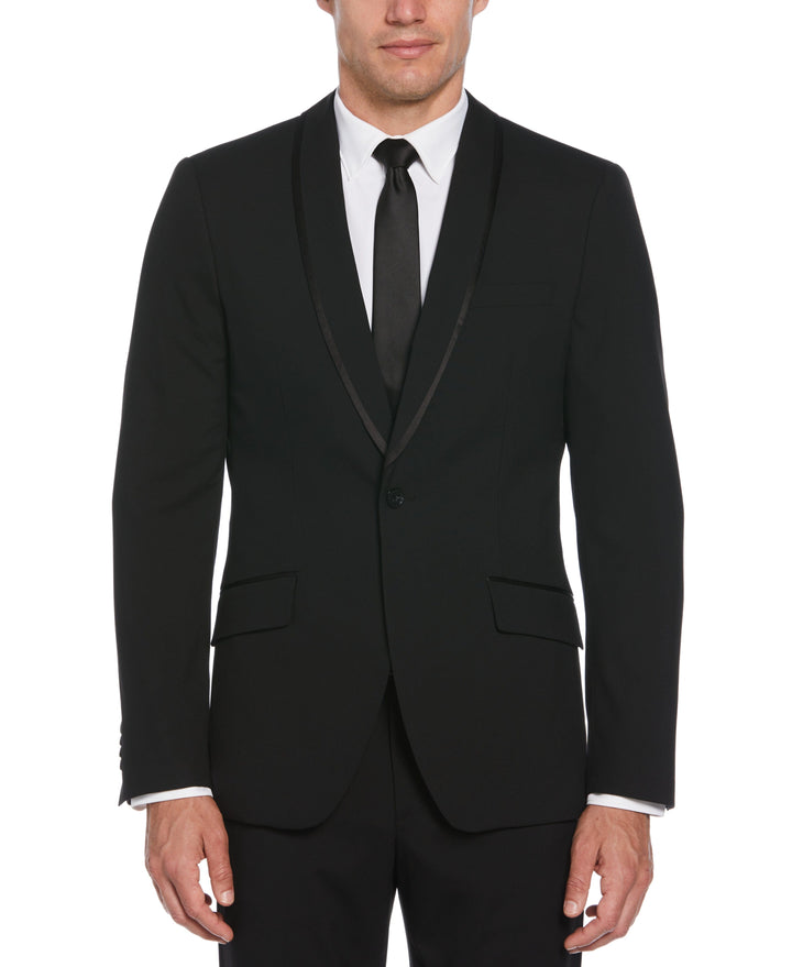 Slim Fit Black Stretch Tuxedo