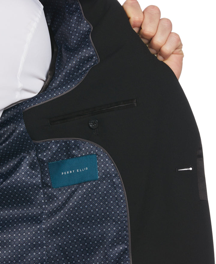 Slim Fit Black Stretch Tuxedo