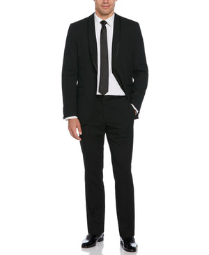 Slim Fit Black Stretch Tuxedo