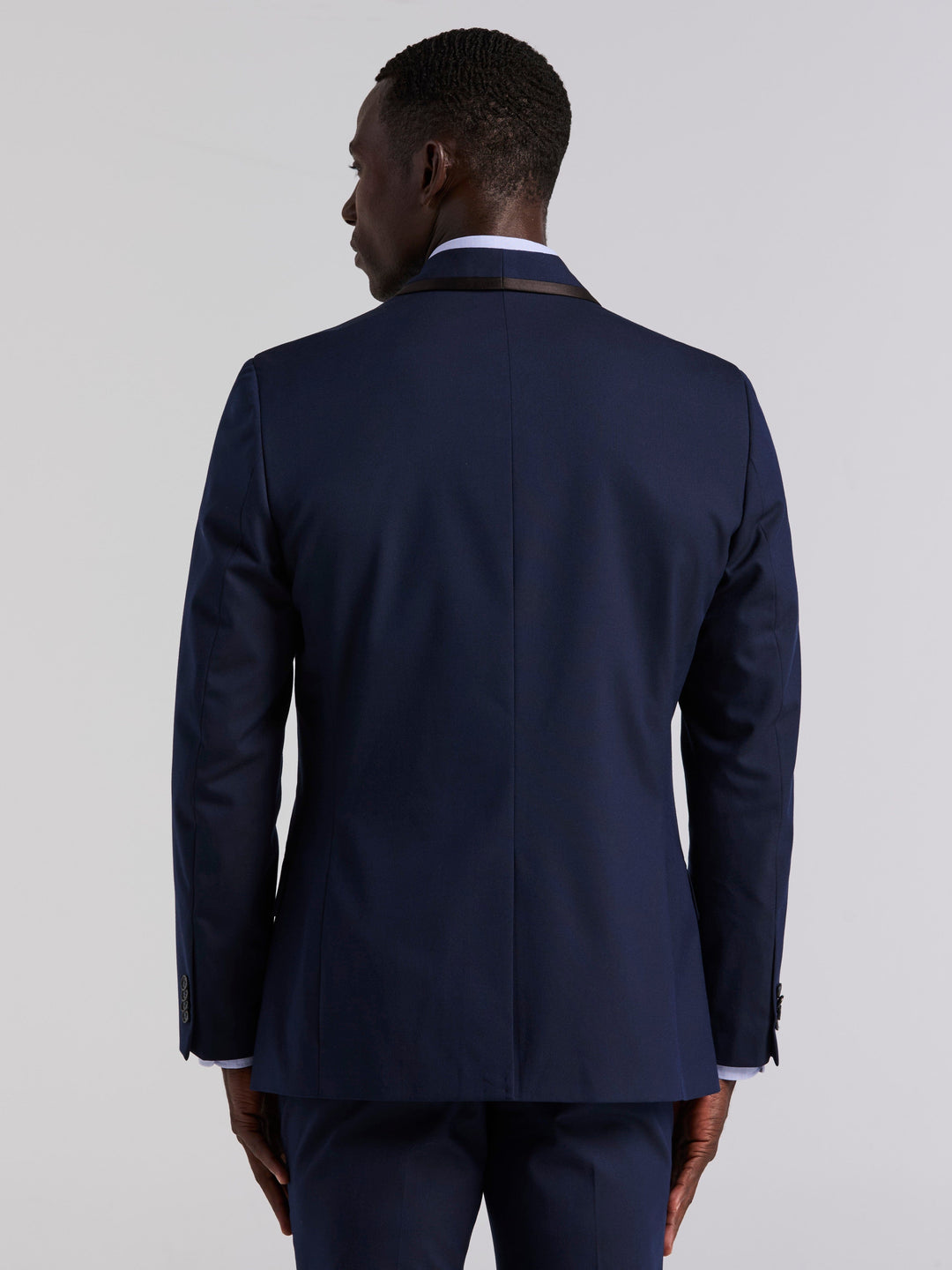 Slim Fit Stretch Dark Sapphire Tuxedo Suit