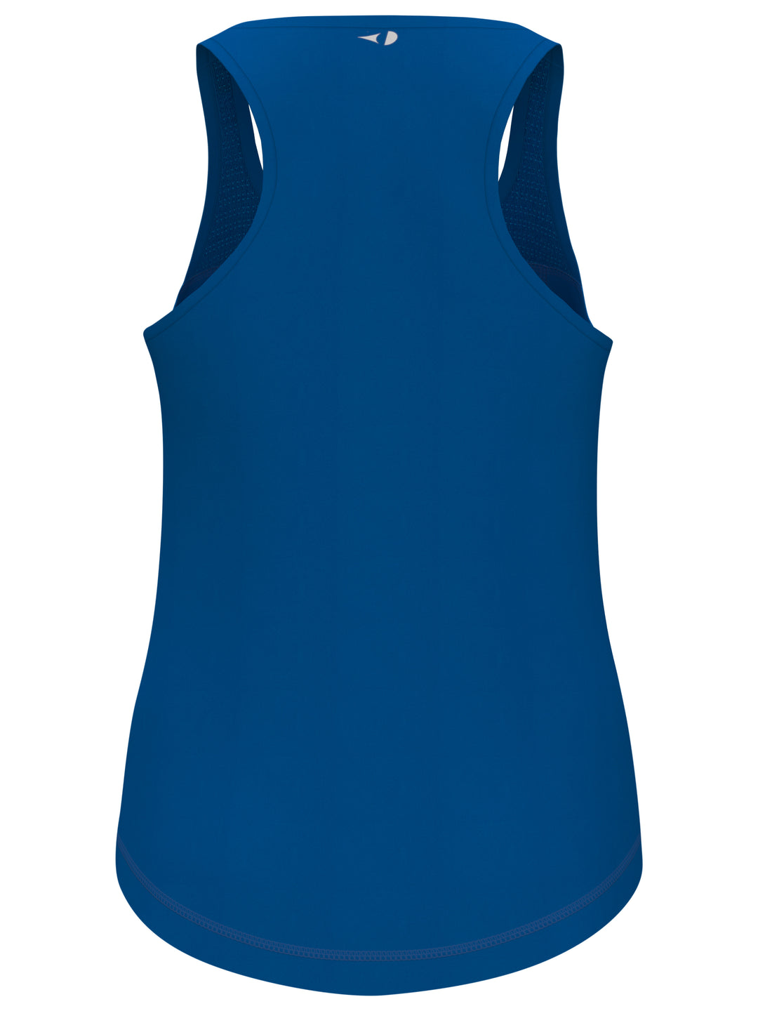 Essential Solid Tennis Tank with Mesh Front Panel (Lapis Blue) 