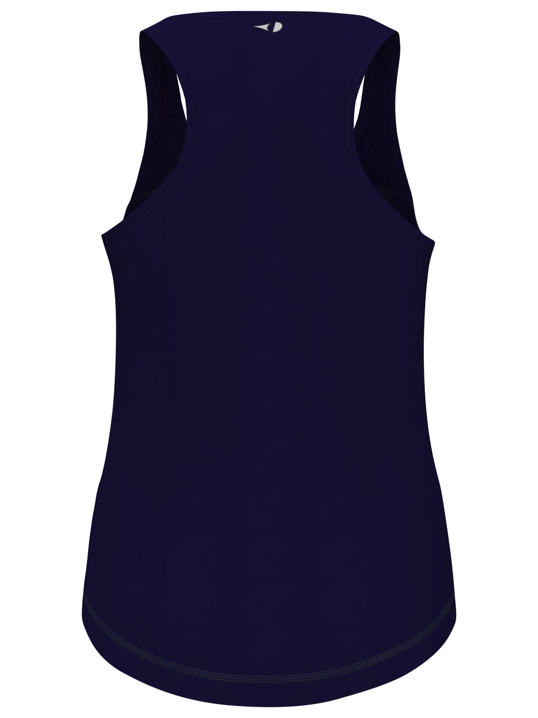 Essential Solid Tennis Tank with Mesh Front Panel (Peacoat) 