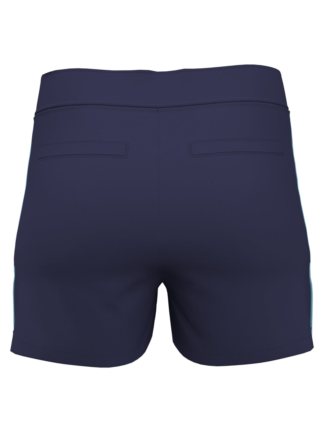 Contrast Seam Side Snap Golf Shorts (Astral Night) 
