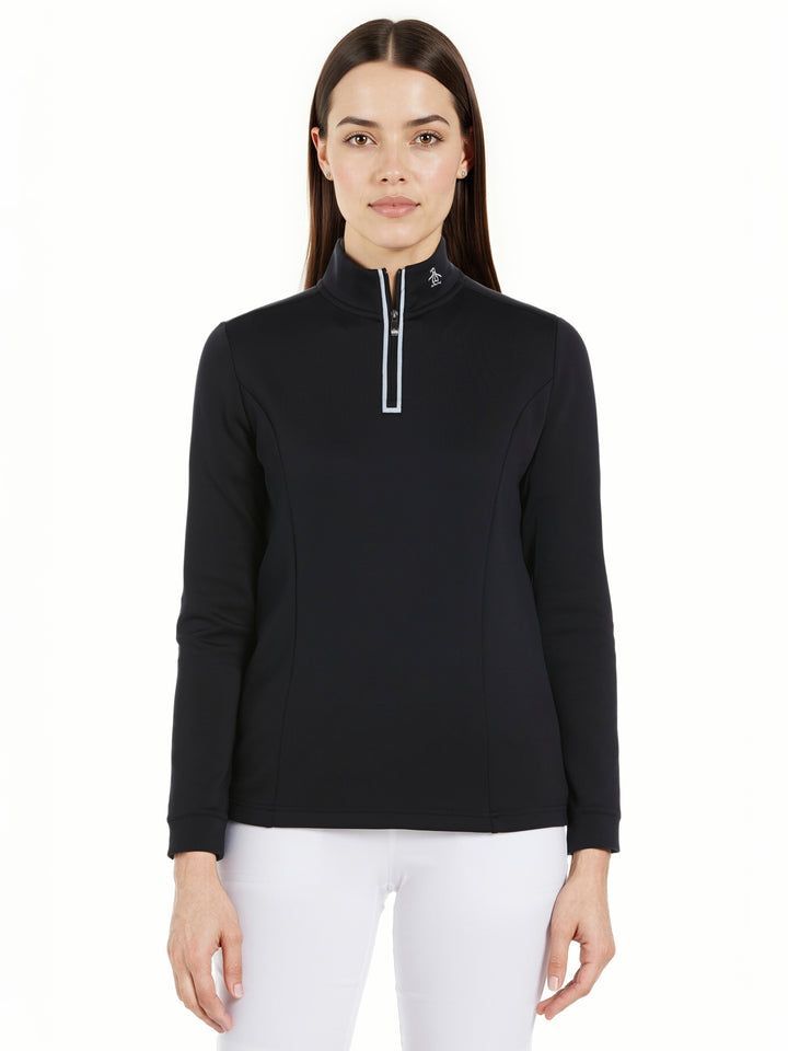 LS Women's  Clubhouse Mock Pullover (Caviar) 