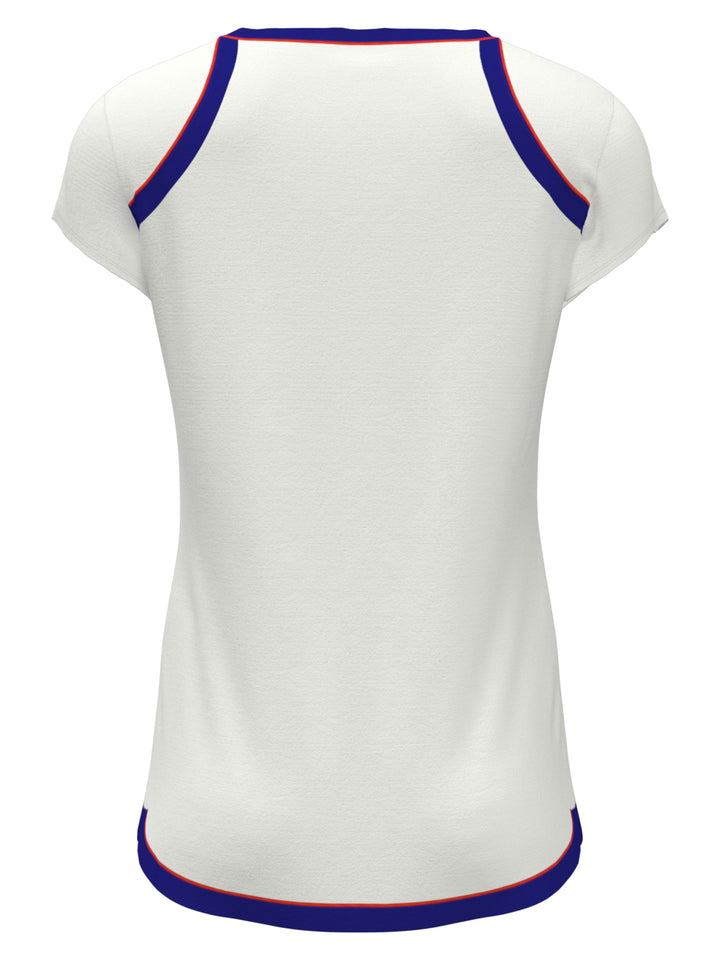 Square Neckline Golf Shirt (Bright White) 