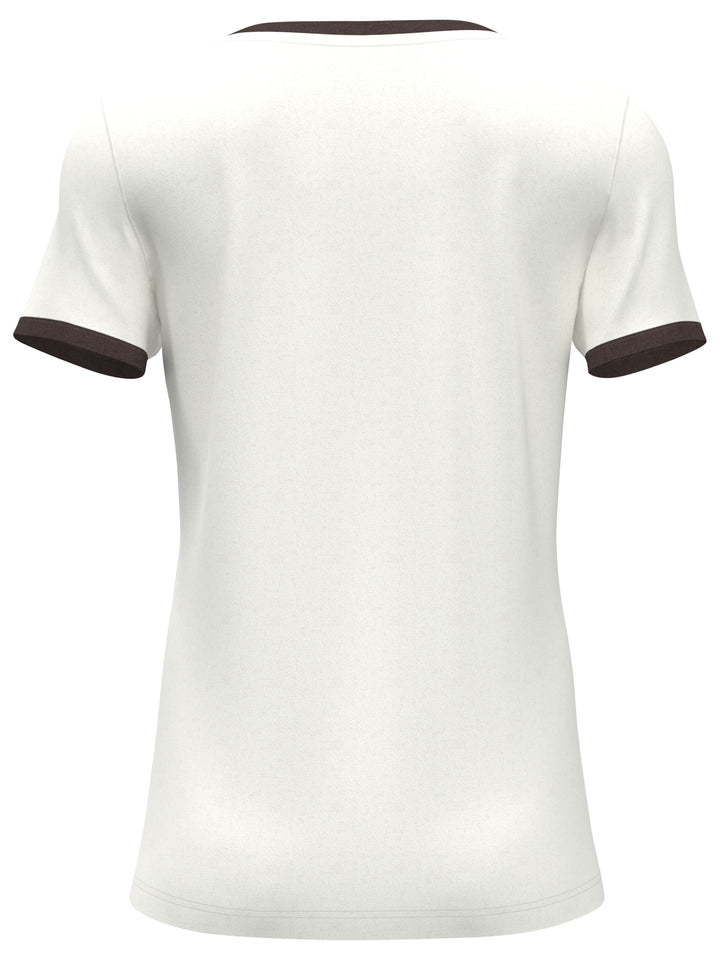 Tennis Icon Pete Performance Tennis Tee (Bright White) 