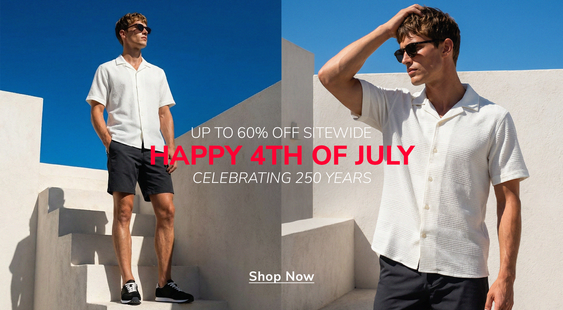 Up to 60% Off Sitewide | Happy 4th of July | Celebrating 250 Years | Shop Now