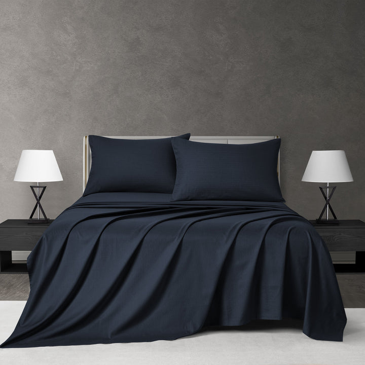 Perry Ellis Herringbone 4pc Sheet Set