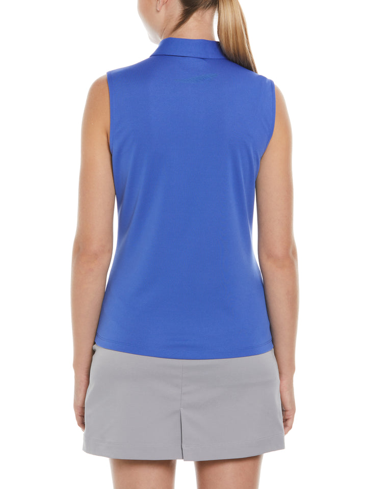 Airflux Sleeveless Golf Polo (Dazzling Blue) 