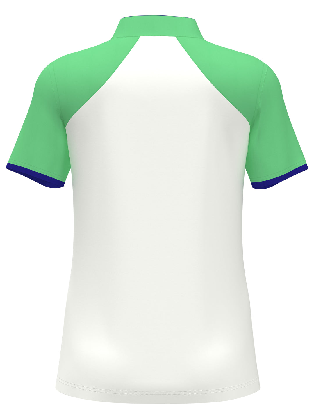 Color Block Golf Shirt (Bright White) 