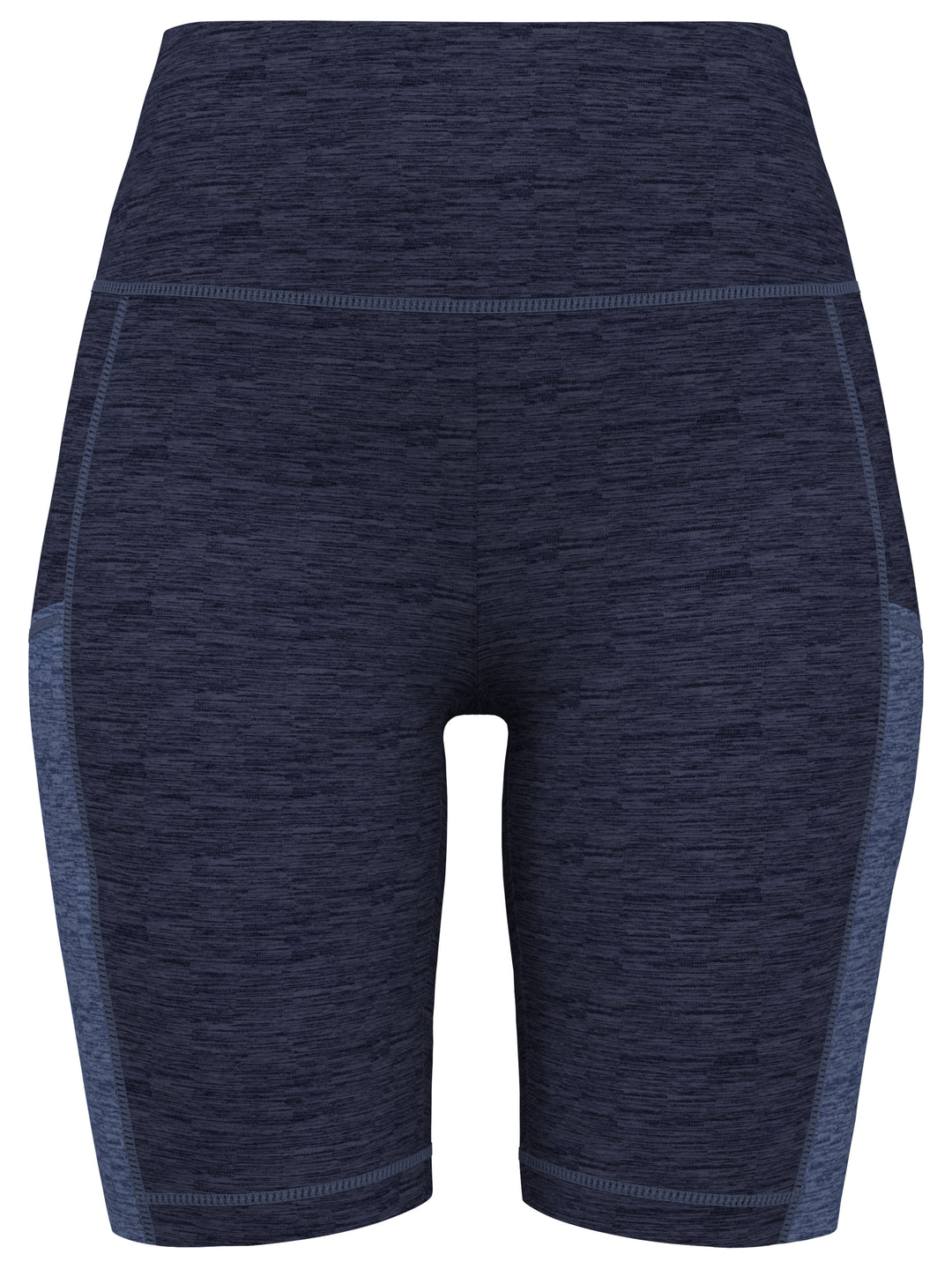 Space Dye 9" Biker Golf Short with Pockets (Peacoat Fjord Htr) 