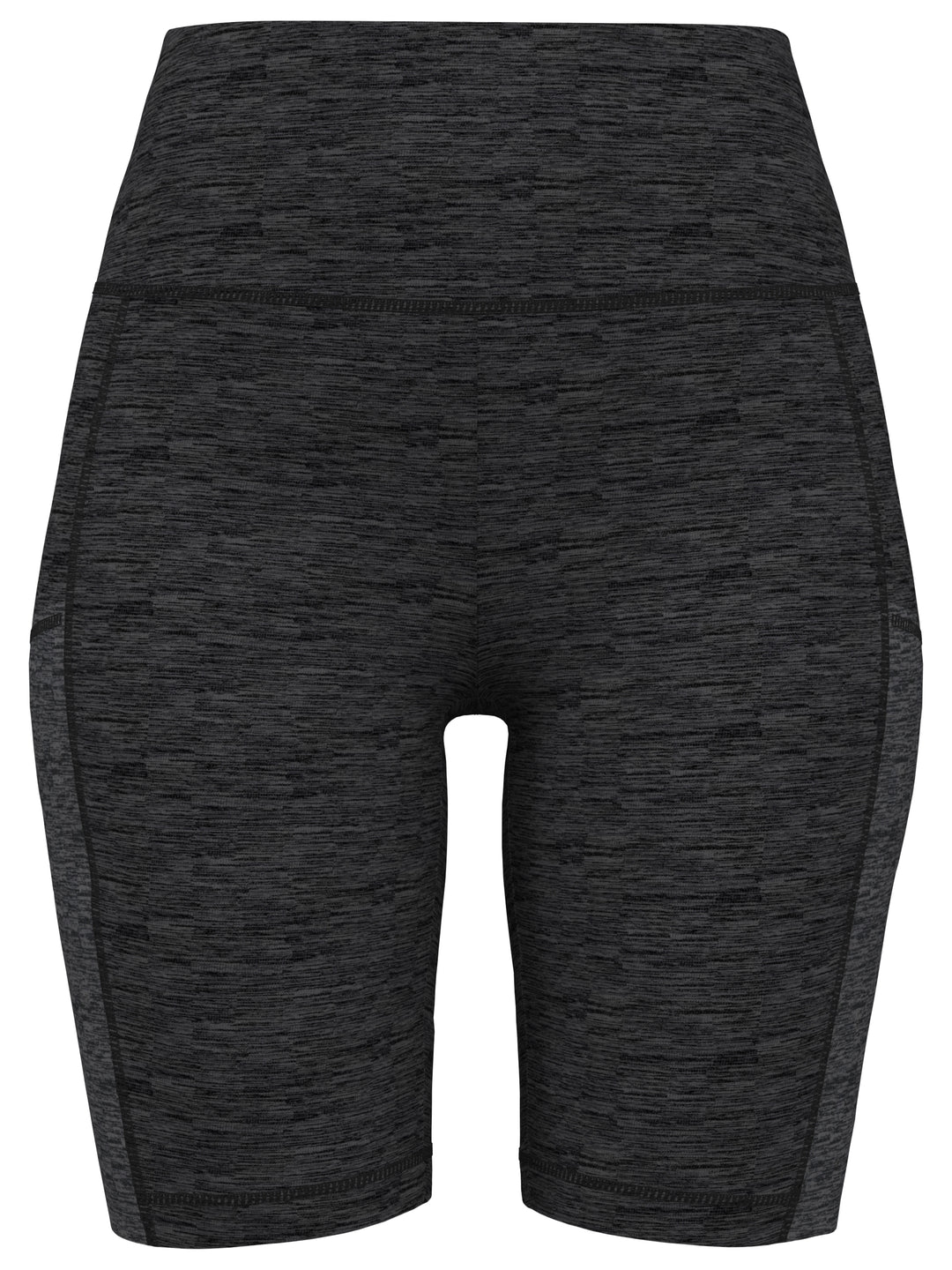 Space Dye 9" Biker Golf Short with Pockets (Caviar Heather) 