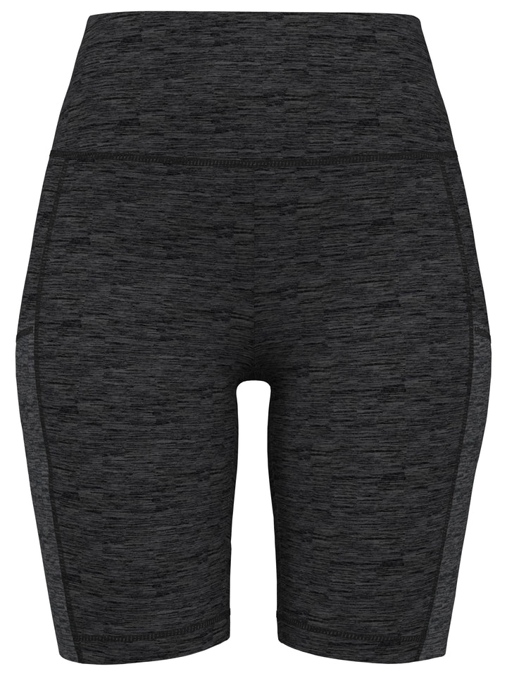 Space Dye 9" Biker Golf Short with Pockets (Caviar Heather) 