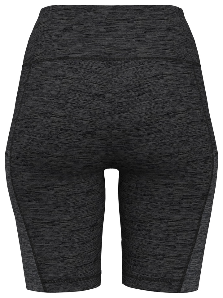 Space Dye 9" Biker Golf Short with Pockets (Caviar Heather) 