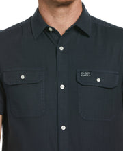 Slub Twill Shirt (Dark Sapphire) 