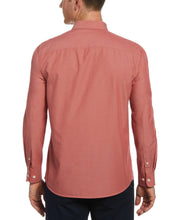 Long Sleeve Washed Oxford Shirt (Garnet Rose) 