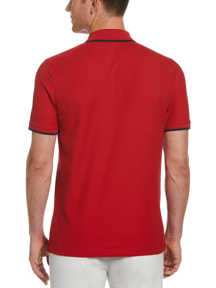 Pique Polo Shirt (Haute Red) 