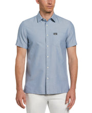 Short Sleeve Solid Oxford Shirt (Captains Blue) 