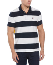 Striped Nautical Polo (Dark Sapphire) 