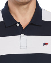 Striped Nautical Polo (Dark Sapphire) 